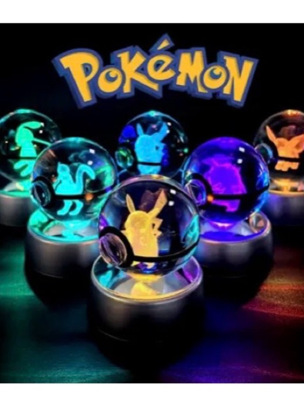 pokeman led changing color light